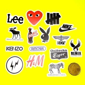3/$20 brand new 15pcs waterproof stickers